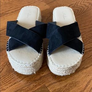 Espadrille platforms